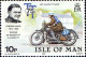 Man Poste N** Yv:205/209 75.Anniversaire Du Tourist Trophy (Thème) - Moto