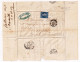 Lettre 1857 Marseille Bellcour Bouches Du Rhône Cognac Vermouth Charente Bellot & Cie - 1853-1860 Napoleon III