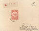 BELGIAN CONGO LETTRE RECOMMANDE DE BANANA 1932 VERS LA SUISSE - Lettres & Documents