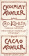 Chromo Chocolat Kohler L Adresse - Andere & Zonder Classificatie