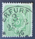 Deutsches Reich 1875, Mi 31a Plattenfehler I, Geprüft - Oblitérés