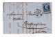 Lettre1861 Paris Louis Millet Agent De Change Pontvallain Sarthe Vérin Notaire - 1853-1860 Napoléon III