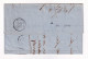 Lettre1861 Paris Louis Millet Agent De Change Pontvallain Sarthe Vérin Notaire - 1853-1860 Napoléon III