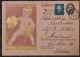 1929.Aus Karlsruhe Nach Mailand. Deutsche Nothilfe, Ich Bringe Glück, 8 Pfennig - Cartes Postales