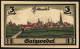 Notgeld Salzwedel 1921, 3 Mark, Wappen, Gesamtansicht Mit Windmühle  - [11] Emissions Locales