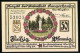 Notgeld Sangerhausen 1921, 50 Pfennig, Rosen, Wappen, Ortspartie Mit Brunnen, Figur, Säulendenkmal  - [11] Emissions Locales