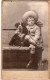 Photo CDV D'un Jeune Garcon élégant Avec Sont Chien Posant Dans Un Studio Photo A St-Omer - Alte (vor 1900)