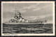AK Schlachtschiff Scharnhorst In Fahrt  - Warships
