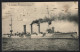 AK SM Kl. Gesch. Kreuzer Mainz, 1914 Bei Helgoland Versenkt  - Warships