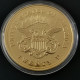 MEDAILLE 40 Mm REPRODUCTION En Cupronickel De La 20 DOLLARS OR USA - Other & Unclassified