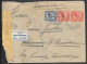 British Levant Turkey Constantinople Registered Cover Mailed To Germany 1920 Censor. British Post - Cartas & Documentos