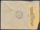 British Levant Turkey Constantinople Registered Cover Mailed To Germany 1920 Censor. British Post - Lettres & Documents