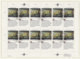 UNO WIEN 139-140, 2 Kleinbogen (6x2), Gestempelt, Menschenrechte, 1992 - Blocks & Sheetlets