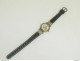 Vintage !! 90s' Disney Mickey Mouse Watch With Leather Strap - Watches: Old