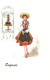 Delcampe - Lot Of Twelve (12)) Spanish Regional Costumes Postcards With First Day Of Circulation Stamped Stamps - Unclassified