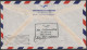 BRD: 1955, LuPo- Fernbrief In MiF, Mi. Nr. 205-08, Nach New York, SoStpl. HAMBURG-FLUGHAFEN / AUFHAHME ÜBERSEEVERKER. - First Flight Covers