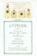 Porte Cartes Parfumées Publicitaires  L.T. PIVER - VOLT - FETICHE - PRINTANEL Avec La Carte Parfum VOLT - Anciennes (jusque 1960)