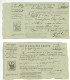 BARR Alsace 1807 Et 1811 4x Quittances Des Droits Apffel - Documents Historiques