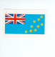 Chromo/carte Plastifiée Moderne TUVALU Funafuti Oceanie Oceania Drapeau Flag Plan Map 90 X 58 Mm Neuve TB - Autres & Non Classés