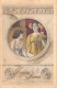 ILLUSTRATEUR - BRUNO - DEUX FEMMES DANS MEDAILLON - DECOR ANTIQUE - SERIE 171 - ( VIENNOISE ) - Andere & Zonder Classificatie