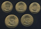 Peru, Lot 10 Centimos 1985+1986+1987, 20 Centimos 1986, 50 Centimos 1988, UNC - Peru