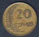 Peru, 20 Centavos 1960 - Pérou