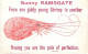 GREETING CARD FROM RAMSGATE, KENT, ENGLAND. USED POSTCARD My9 - Ramsgate