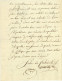 1797 Franchise SERVICE DES POSTES PS Des Administrateurs Generaux Des Postes - 1701-1800: Précurseurs XVIII