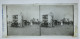 Collection De 6 Photographies Stéréo Sur Verre De La Vie Sur La Plage à Ostende, Belgique V. 1900 8,5 X 17,5 Cm - Photos Stéréoscopiques