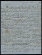 HAMBURG VORPHILA 1859, Fußpoststempel F.P. 20/2 Auf Forwarded-Letter Von Bogota (Kolumbien) Nach Hamburg, Prachtbrief, R - Lettres & Documents