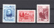 Russia 1941 Old Set Schukowsky Stamps (Michel 801/03) Nice MNH - Neufs