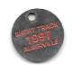 Jeton De Caddie  Ville  Sport   Verso  SHORT  TRACK  1997  ALBERTVILLE  ( 73 ) - Trolley Token/Shopping Trolley Chip
