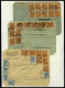 Delcampe - AMERIK. U. BRITISCHE ZONE Brief , 21/2.6.1948, Partie Von 37 Meist Verschiedenen Zehnfachfrankaturen, Dabei Auch Mischfr - Lettres & Documents