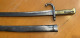 Delcampe - Baïonnette Chasspot. France. M1866 (776) - Knives/Swords