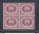 1877 San Marino, Catalogo Sassone N. 7, 40 Lilla Scuro - Blocco Di Quattro - Discreta Centratura - MNH** - Certificato O - Autres & Non Classés