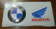AUTOCOLLANT BMW ET HONDA (2 AUTOCOLLANTS SUR LE MEME SUPPORT) - Autocollants