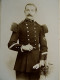 Photo Cabinet Scherr à Epinal - Militaire Sergent Du 4e Génie, Insigne Bon Tireur, Ca 1900-1905 L432 - Anciennes (Av. 1900)