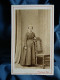 Photo CDV Fluchaire  St Chamond  Femme Portant Une Coiffe  CA 1870-75 - L436 - Alte (vor 1900)