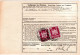 DR 1926, 2x30+2x100 Pf. Vorder- U.rs. Auf Paketkarte V. Limbach N. Norwegen - Briefe U. Dokumente