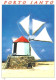 PORTO SANTO, Madeira - Um Moinho, Windmill  (2 Scans) - Madeira