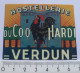 THEME HOTEL : AUTOCOLLANT HOSTELLERIE COQ HARDI - VERDUN - Autocollants