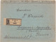 37152# INFLA LETTRE RECOMMANDEE Obl WIEN 44 3 Mars 1923 VIENNE Pour MOYEUVRE GRANDE MOSELLE - Covers & Documents