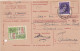 37153# CARTE RECEPISSE TIMBRE FISCAL + LEPOLD III COL OUVERT 10% Obl BRUXELLES BRUSSEL 24 MAI 1946 AUBANGE - 1946 -10%