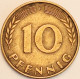 Germany Federal Republic - 10 Pfennig 1966 F, KM# 108 (#4629) - 10 Pfennig