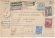 BULLETIN DE COLIS POSTAL 1916 AVEC AFFRANCHISSEMENT COMPLEMENTAIRE POUR CONSTANTINOPLE - Andere & Zonder Classificatie