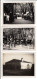 3 Photos Ancienne 12 X 8,5 Cm - Maison Foire Marche - Autres & Non Classés