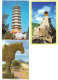 Lot 16 Cpm - CHINE - Monument PAN GATE PUTUO TEMPLE Lac QIAN TOMB SACRED TOWER YOMBU PALACE Grande Muraille - Chine
