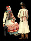 Delcampe - CP - Costumes UKRAINIENS - CARNET Complet 20 Vues (Notes Explicatives & Historiques Au Dos - Format 13,5x18) - Ukraine