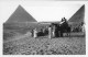 26993 " DRAGOMANNI A GIZA-SULLO SFONDO LE PIRAMIDI DI CHEFREN E CHEOPE " ANIMATA-VERA FOTO-CART. POST. NON SPED. - Pyramids