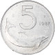 Italie, 5 Lire, 1987 - 5 Lire